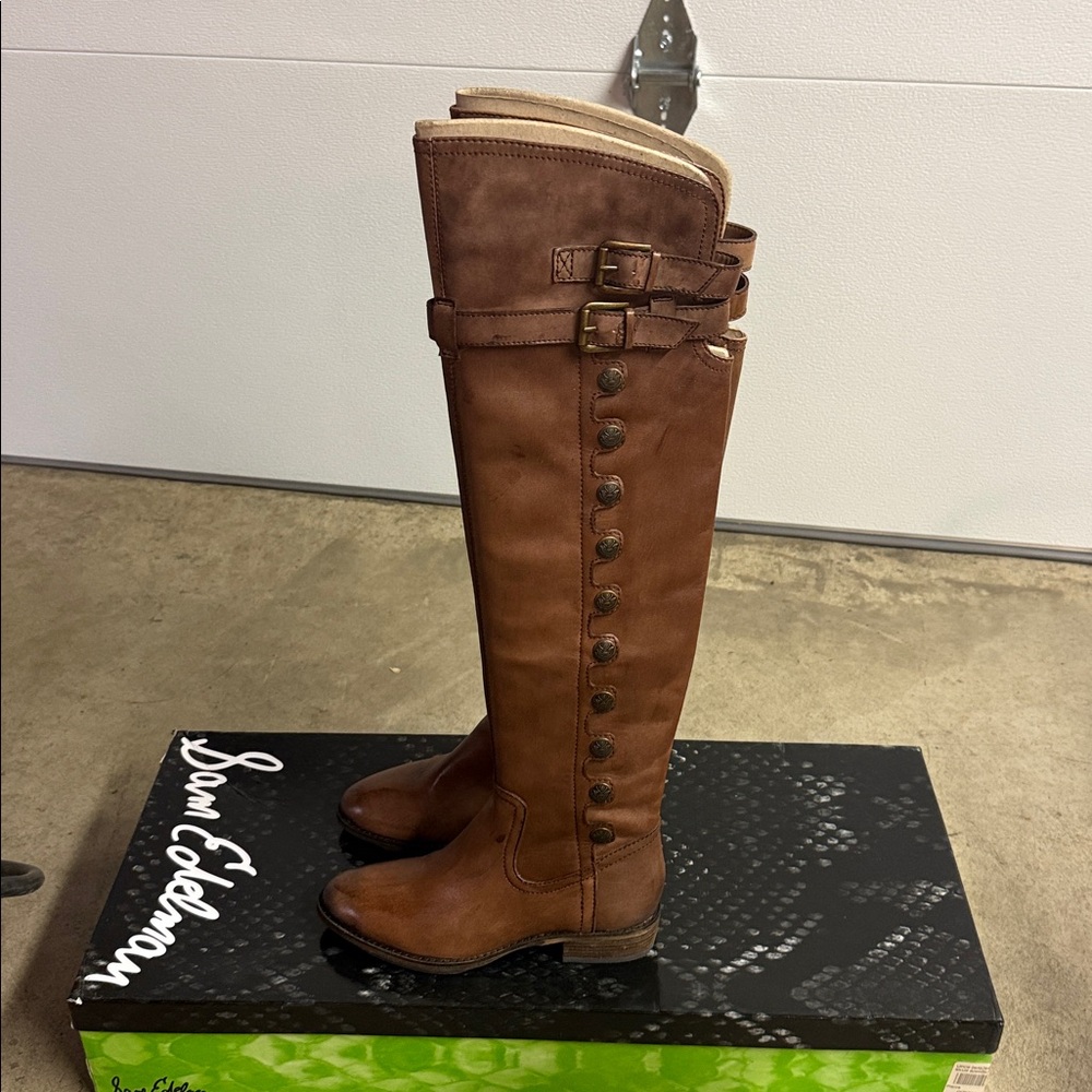 Brand new Sam Edelman Tan Leather Boots - Picture 4 of 12